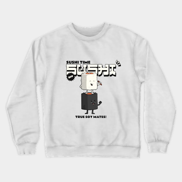 Sushi Time Crewneck Sweatshirt by vamarik